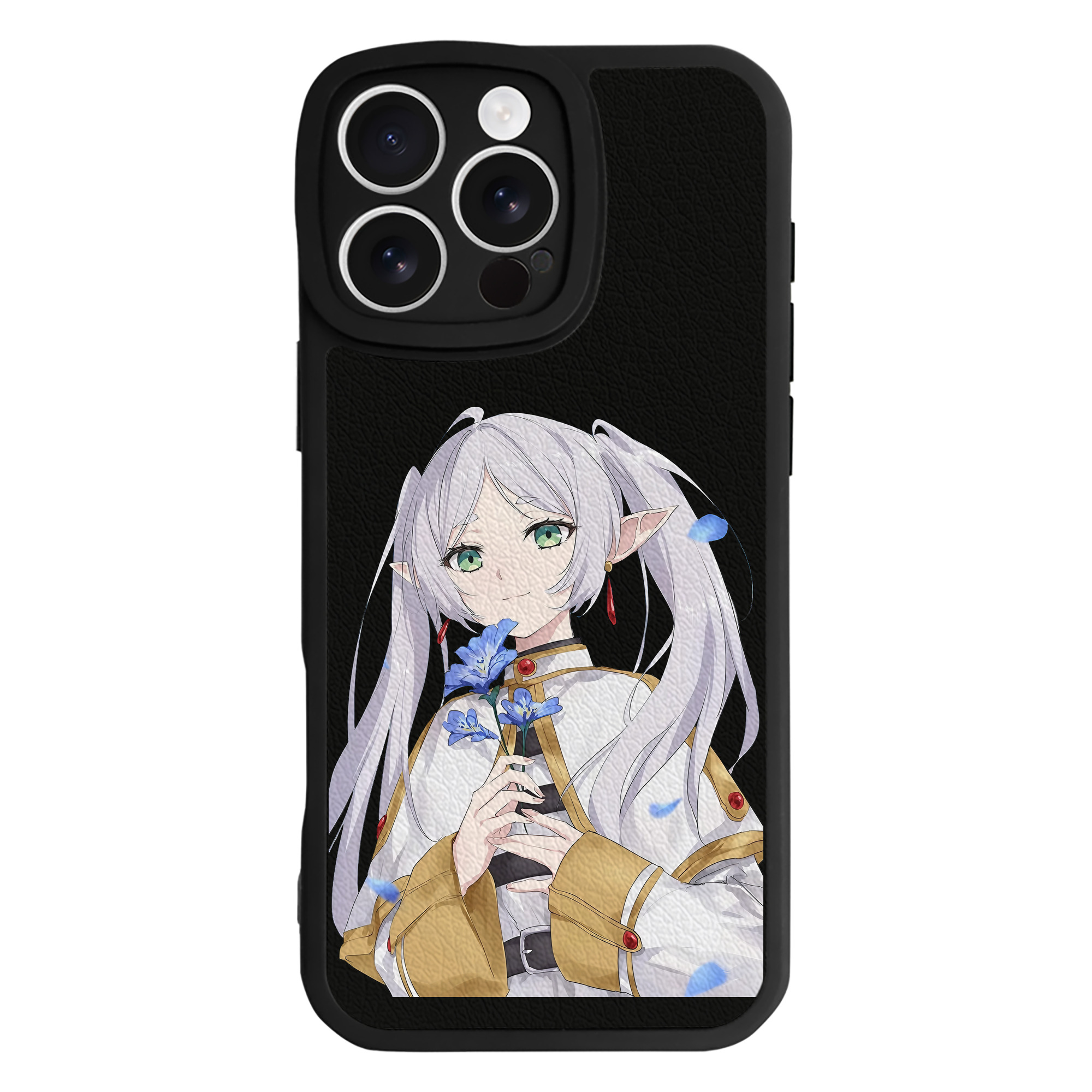 （画像用） 葬送のフリーレン Frieren 【iPhone 16シリーズ対応】シリコンスマホケース（レザー調） 材質：シリコン